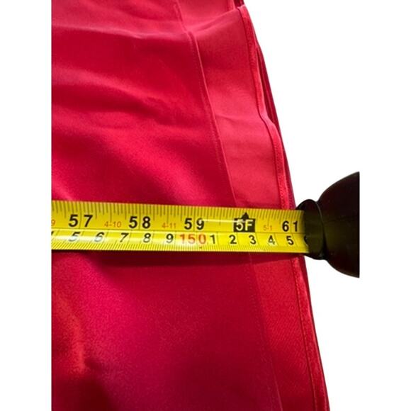 "CALVIN KLEIN" Maxi Satin Feel Prom Dress SZ 6 Formal Y2K 2000s Dance Princess - Picture 8 of 12